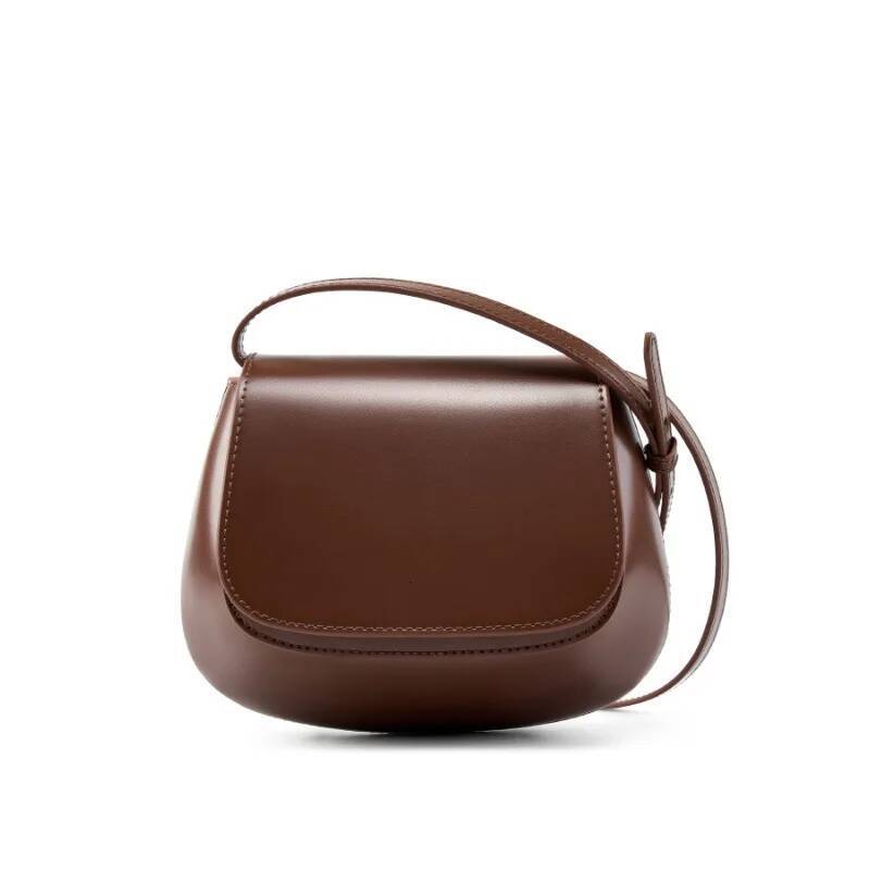 Jonlily Women Genuine Leather Shoulder Female Handbag Totes Casual Crossbody Small Saddle Bag Daybag Purse -Kg1849