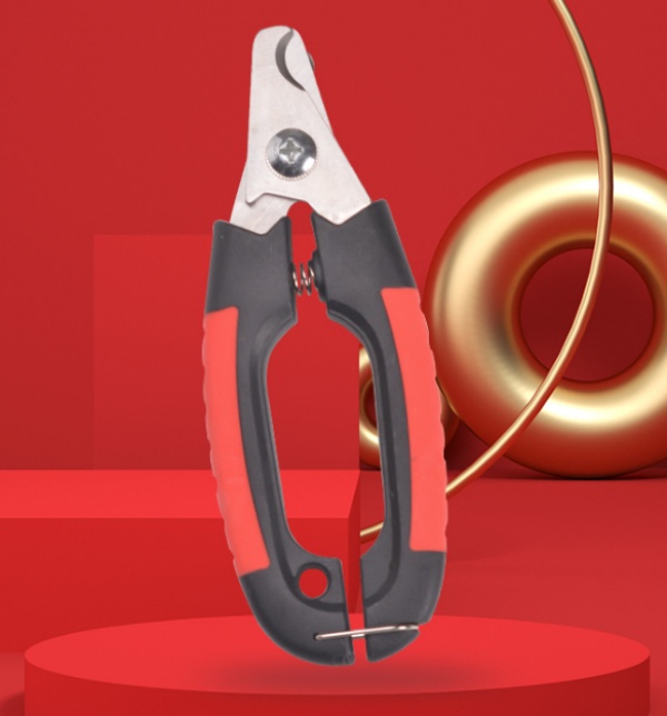 Dog cat Large small black+red nail clippers. Stainless steel nail scissors. Cleaning tools for pets supplies.