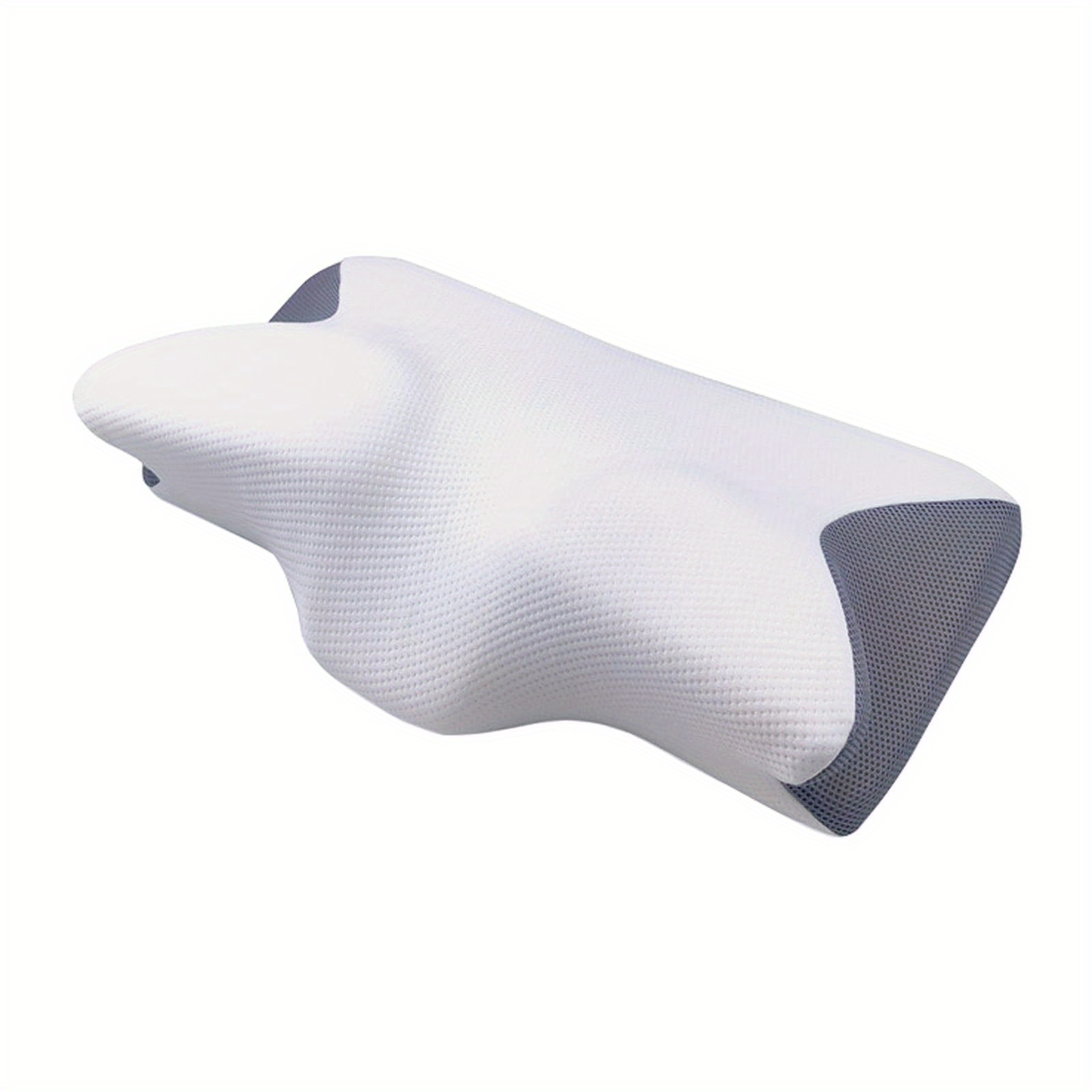 Memory pillow slow rebound correction neck pillow memory cotton pillow to protect cervical vertebra and sleep horn pillow.