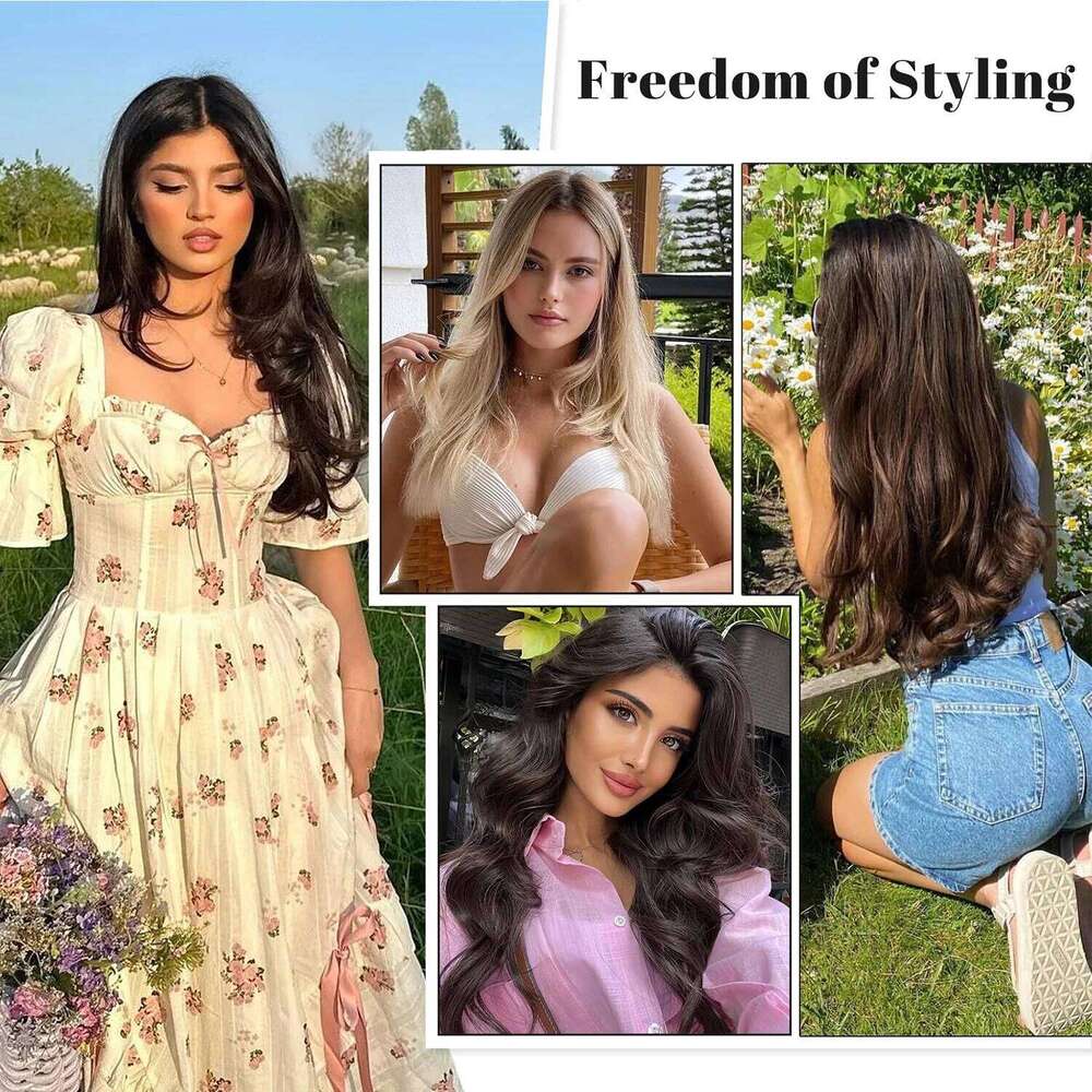 Clip Ins Straight 120 Gram Pack Extensions 10A Brazilian Virgin Human Hair For Natural Black Color 16-26inch