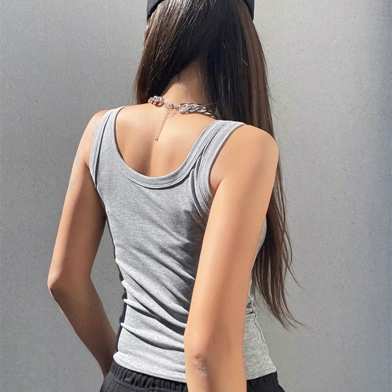 Camisole Tank Soft Top For Women Summer Outfits Tight And Sexy Knitted Bottom Shirt Sleeveless Outerwear 250527