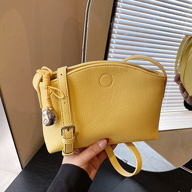 designer Versatile Commuter Single Shoulder Bucket Bag for Women 2025 New High-end Niche Shell Bag Crossbody Handbag for Women