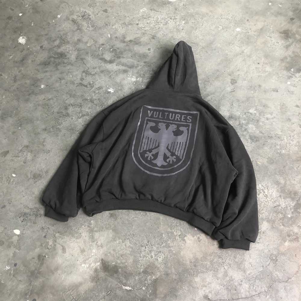 Frog Drift Y2K DONDA Vultures Vintage Loose Oversized Sweatshirt Tops 100% Cotton Printed Pullover Hoodies For Men Z250609