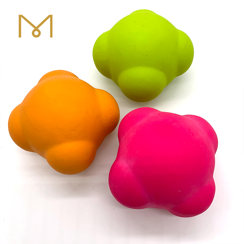 Wholesale Latex Bone Dog Toys Interactive Screaming New Natural Squeaky Soft Rubber Pet Chew Dog Toys With Bright Color 8pcs/Pack