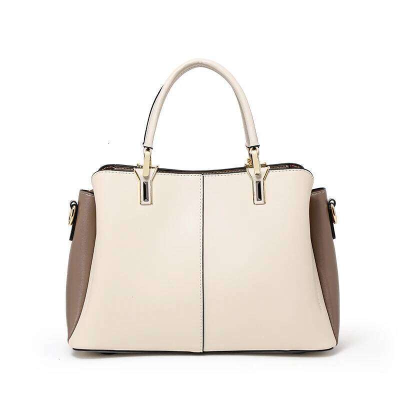 Handbag 2025 New Style Genuine Leather Cross-Body Women's Large Capacity High-End Feeling Shoulder Mother Bag