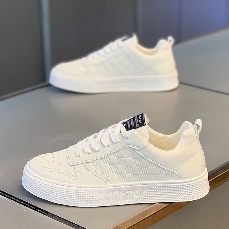 Free shipping casual shoes men board shoes fashion classic comfortable breathable sports shoes black white