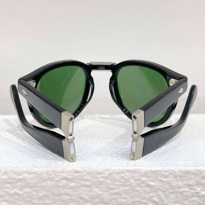 Foldable 100 Anniversary Limited Handmade Edition Sunglasses Potable Designer Acetate Men Classical and Women Gift Eyeglasses