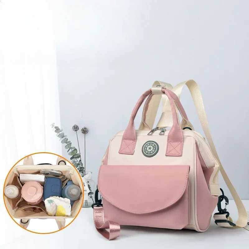 Fashion Baby Diaper Bag Large Capacity Mommy Maternity Bag Portable Multifunctional Nappy Waterproof Bag for Baby Care y250609N62O