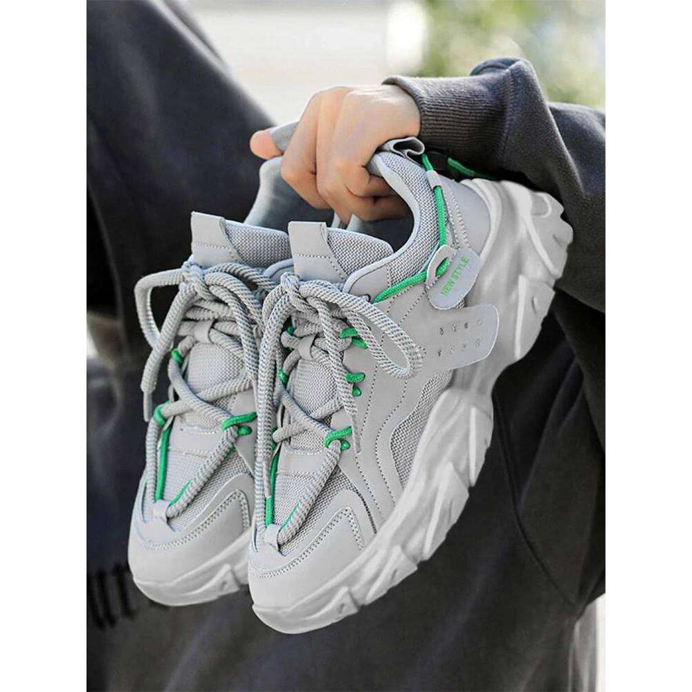 Men's Spring and Summer Mesh Breathable Casual Sports Running NEW hot Dad Shoes