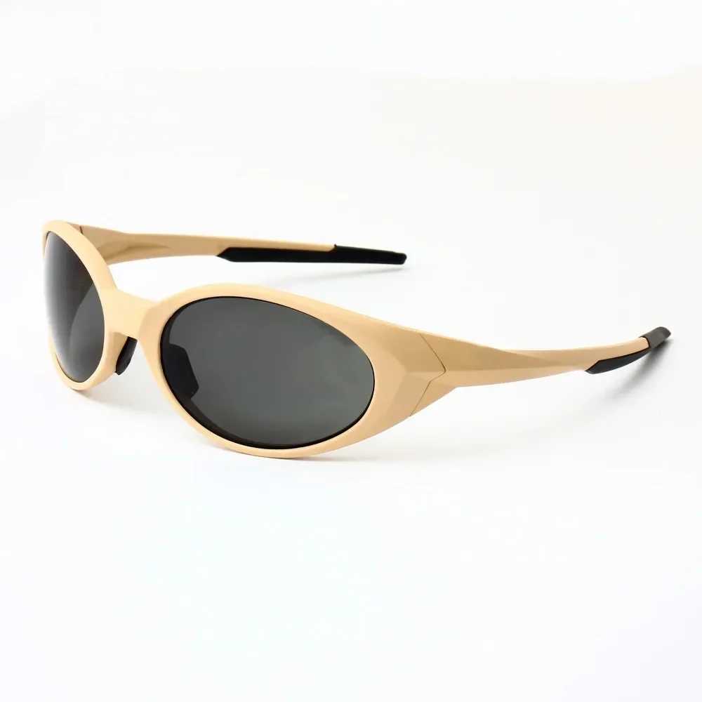 New Arrival New Oval Outdoor Sports Pilot Sunglasses Fashion Y2K Men Driving Sports Sunshade Goggles Beach Cycling UV Protective Glasses V250609