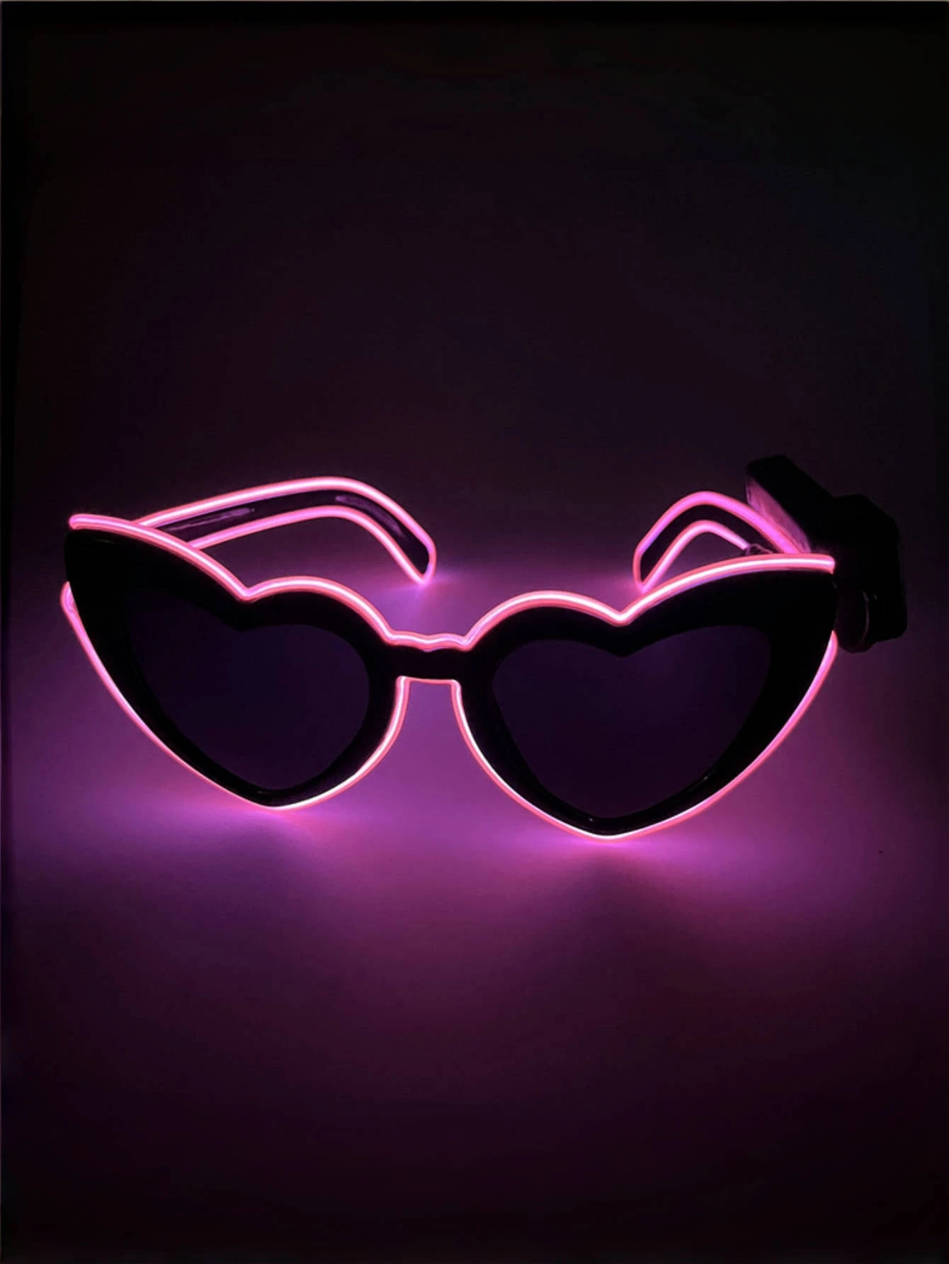 love for heart science and technology luminous glasses LED disco dancing luminous KTV bar electric syllable atmosp 250618