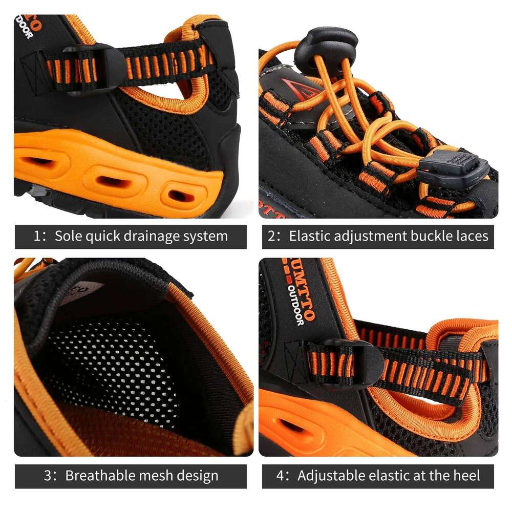 HUMTTO Summer Wading Hiking for Men NEW hot Outdoor Man Sneakers Breathable Quick Drying Sports Trekking Beach Barefoot Mens Shoes