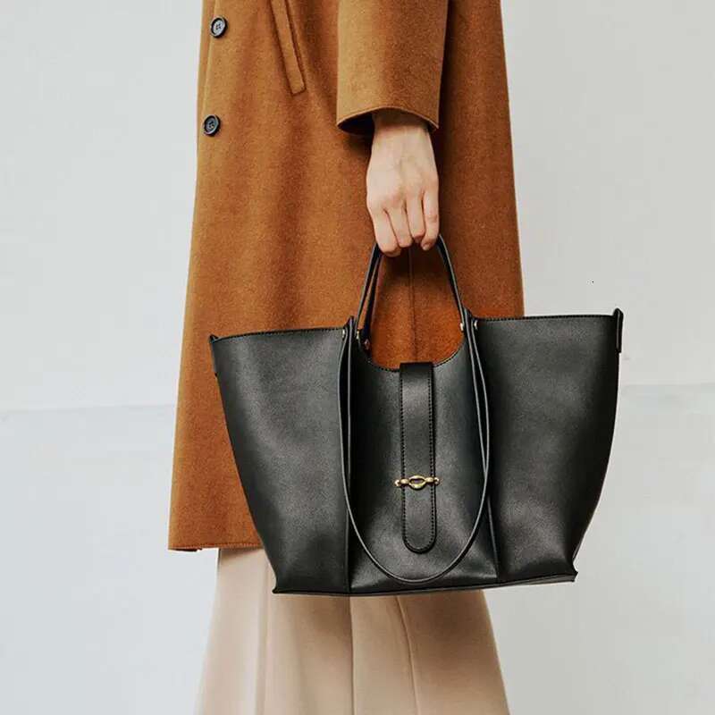 New Women's Tote Designer Cowhide Women Shoulder Bag Large Capacity Fashion Female Handbags Genuine Leather Bags