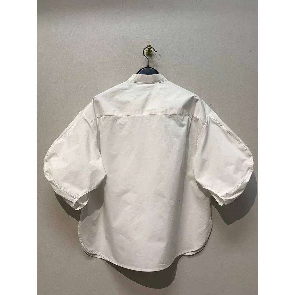 Neploe French Style Single Breasted Shirt Japanese Chic Romantic Women Top Spring Loose Thin Stand Collar Blusas