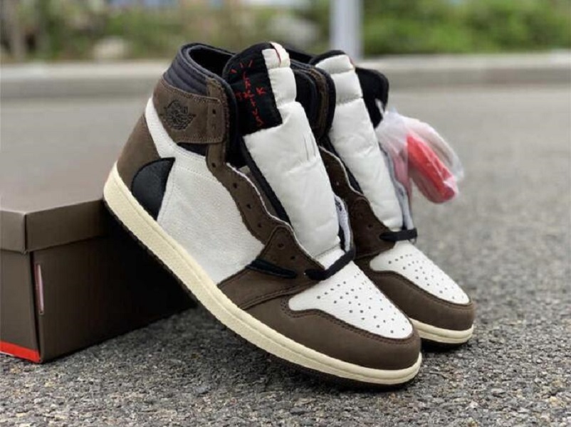Top Travis TS Fragments shoes High Blue White 1 LOW SP Men Cactus Jack Dark Mocha University Hyper Basketball Sport Sneaker 36-46