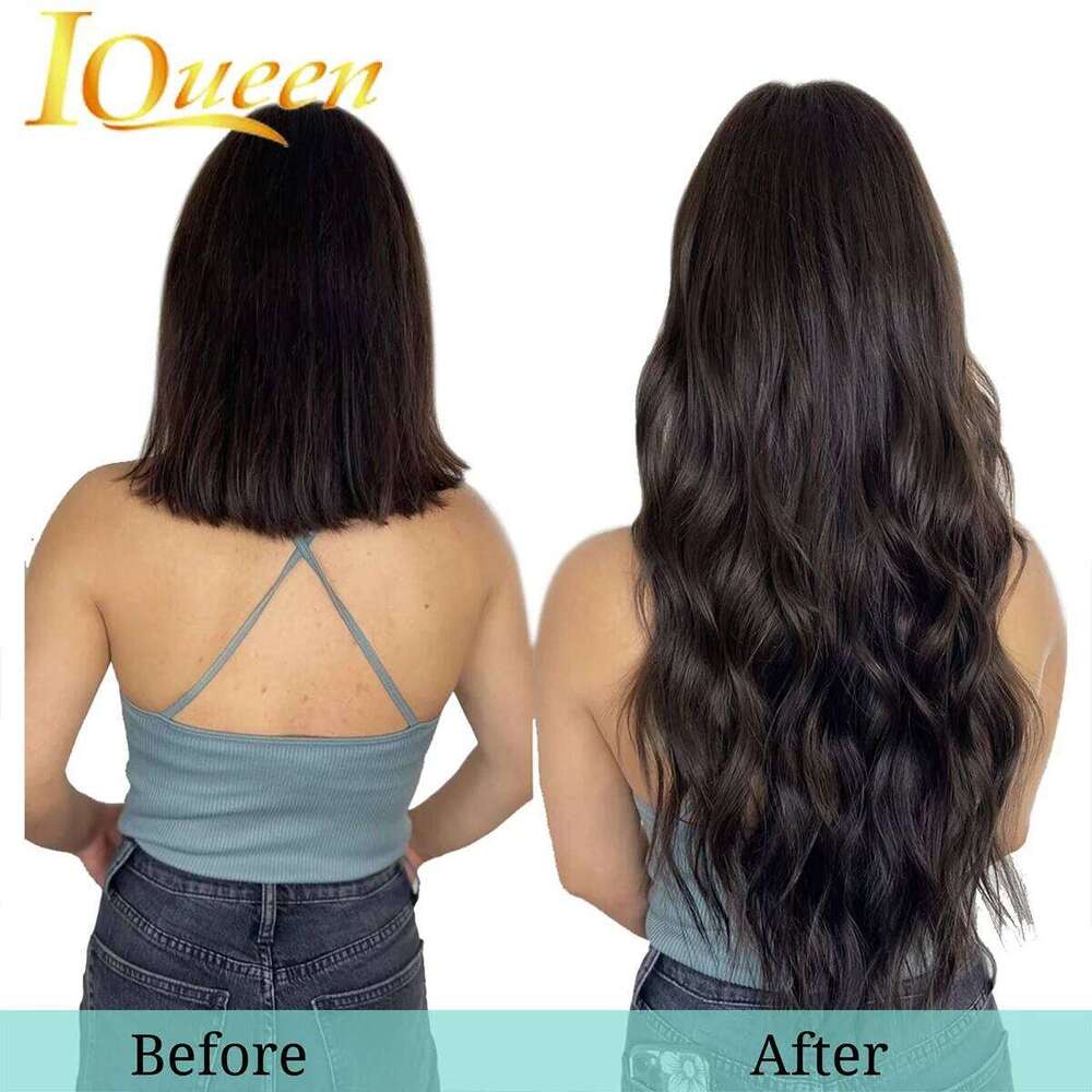 Extensions Human Brazilian Body Wave In 8 Pcs/Set Natural Black Color Clip Ins Remy Hair 10-26 Inch 240G