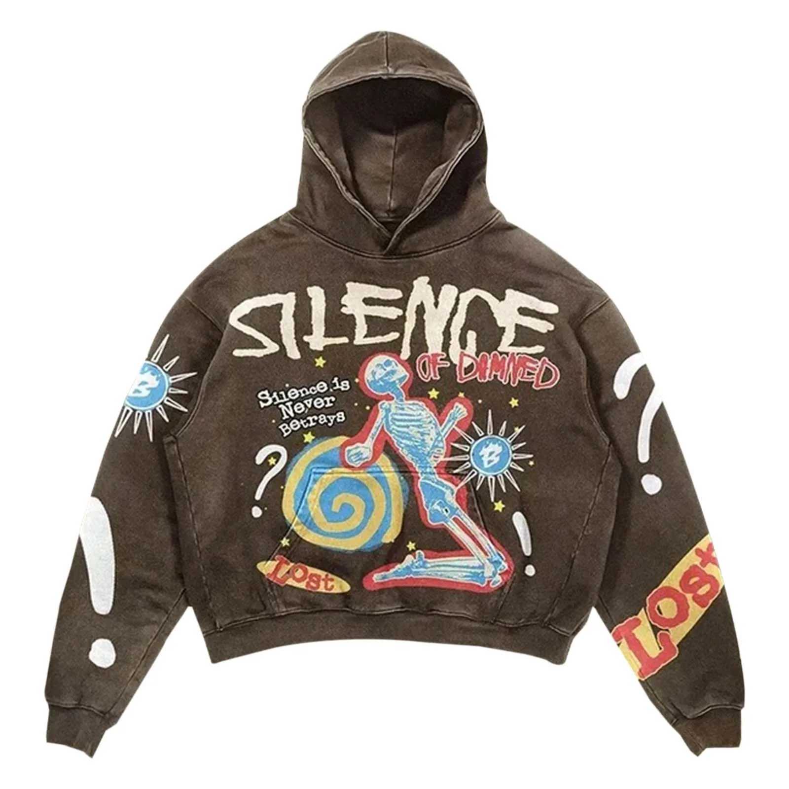 Winter Woman Clothing Casual Oversize Hooded Sweatshirt Wicked Movie Gothic Vintage Y2k Jacket Tracksuit Print Fleece Hoodie Top Z250609