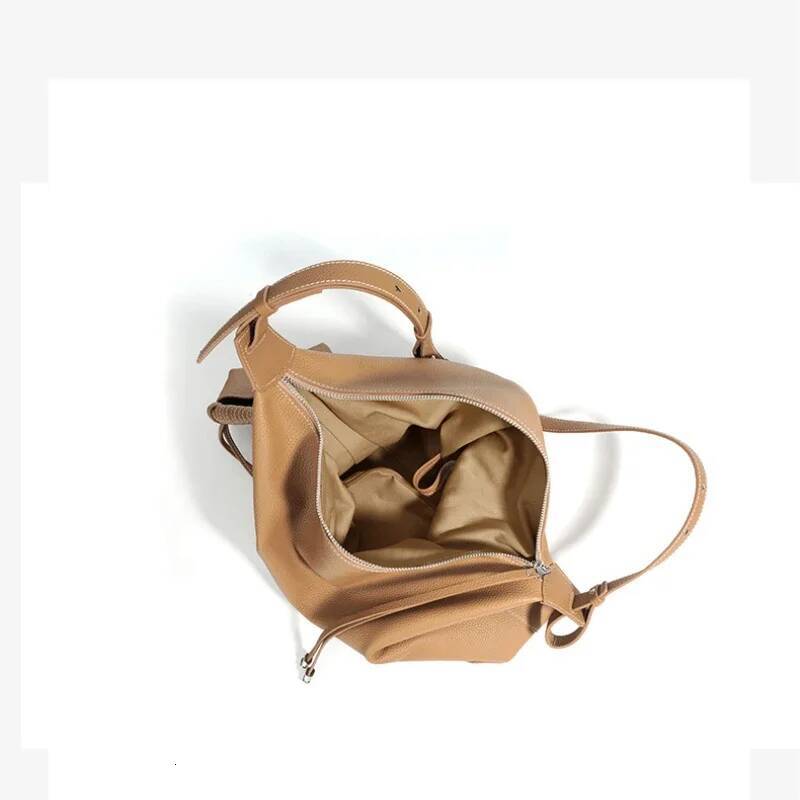 Jonlily Women Genuine Leather Shoulder Female Fashion Handbag Totes Casual Underarm Daybag Crossbody Bag Purse -Kg1827