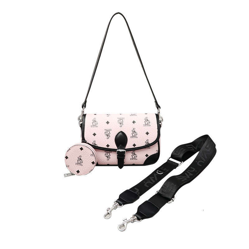 2025 Summer New Bunny Small Square Korean Style Casual Shoulder Simple Fashion Versatile High-end Crossbody Bag