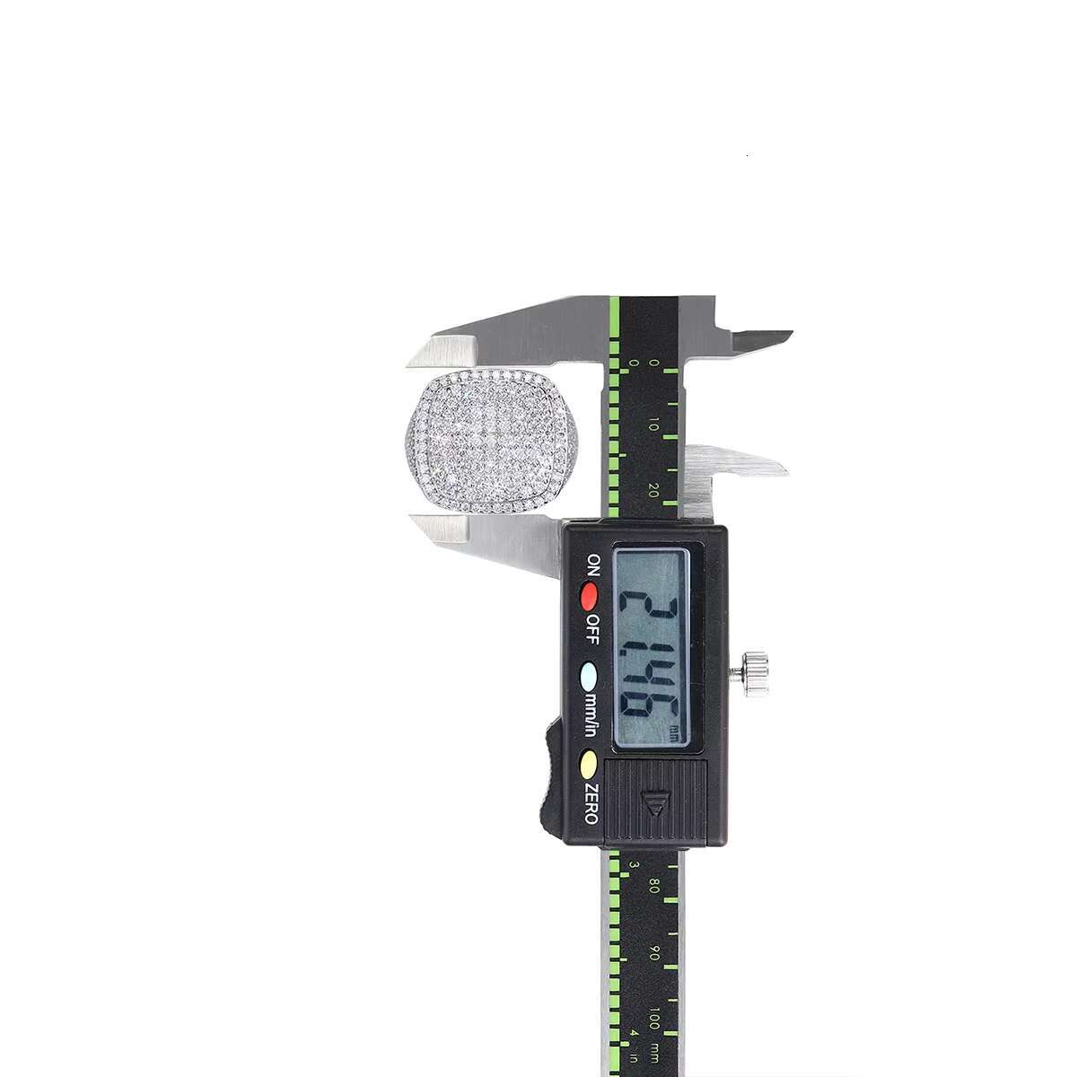 Zanlong 15350 Wholesale Hip Hop Jewelry Custom 925 Sterling Silver VVS Moissanite Iced Out Micro Pave Diamond Ring for Men