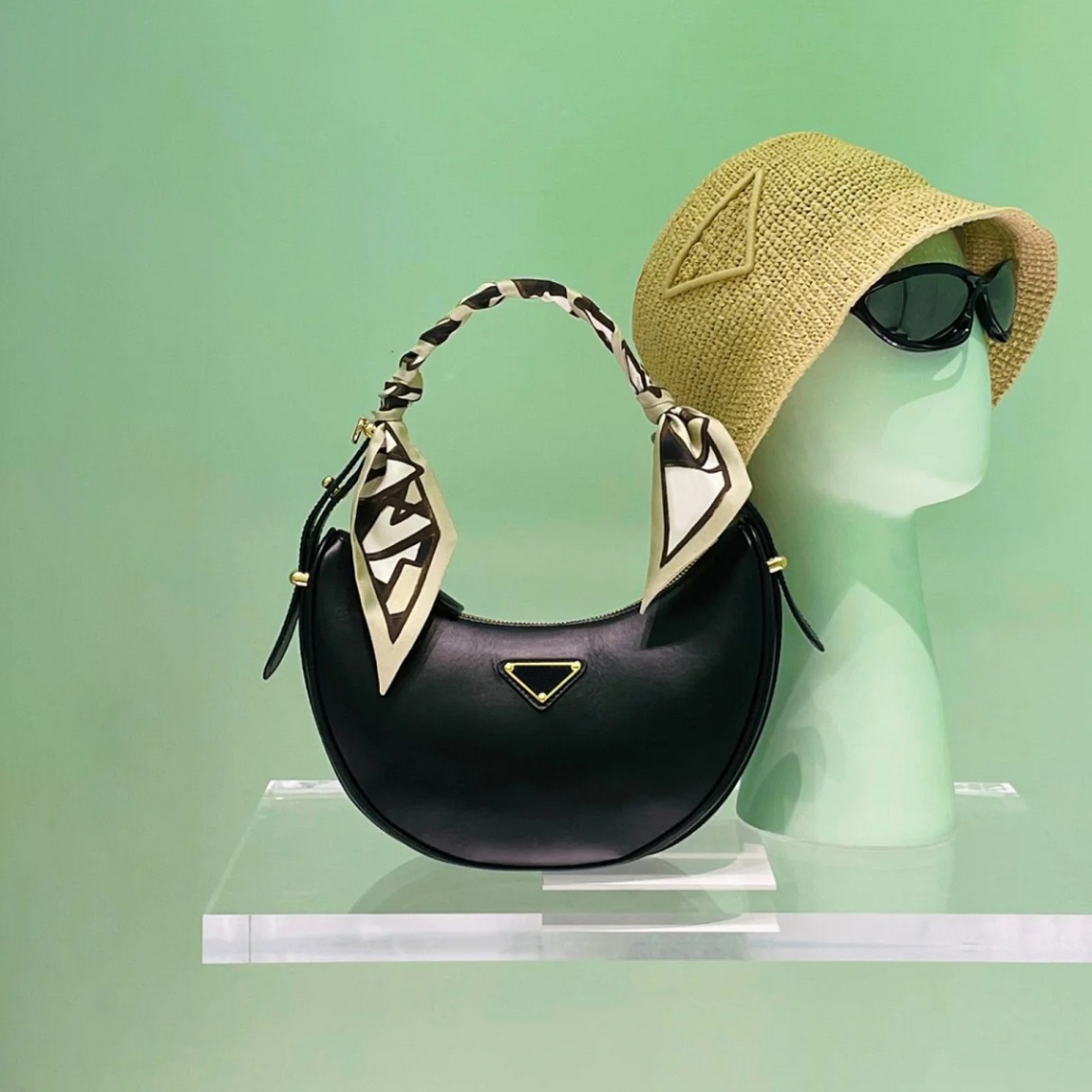 Designer Bag 2025 Luxury Bag Shoulder Bag Tote Purse Crossbody Bag Arque Classic Designer Ladies High Quality Leather Moon Bag Black Metal Label Underarm Bag