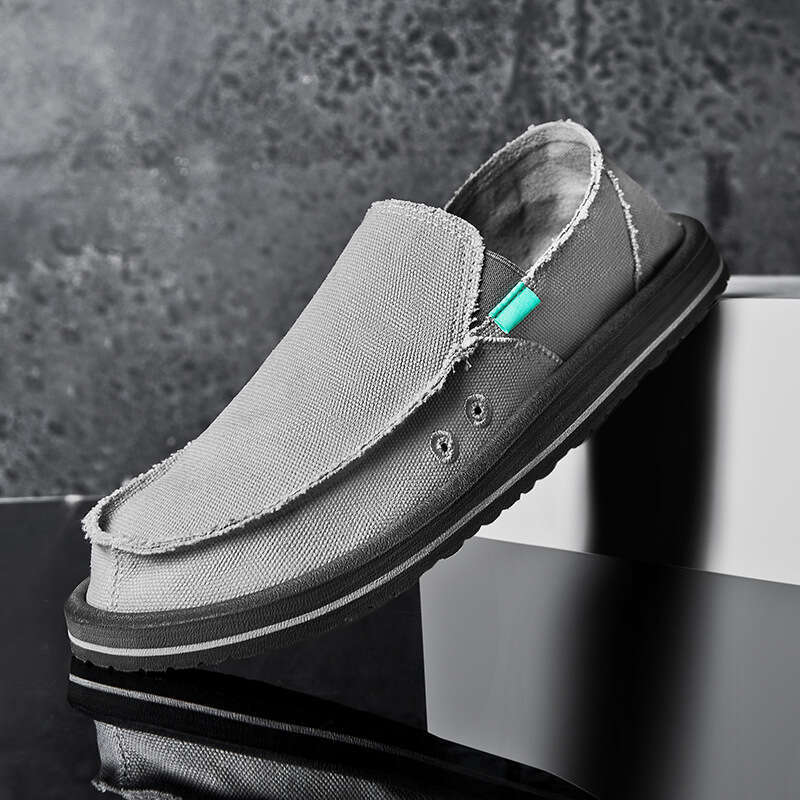 Plus Size New Summer Men's Casual Slip-On Lazy Lightweight Large Sole Pull-On Fisherman Shoes for Men