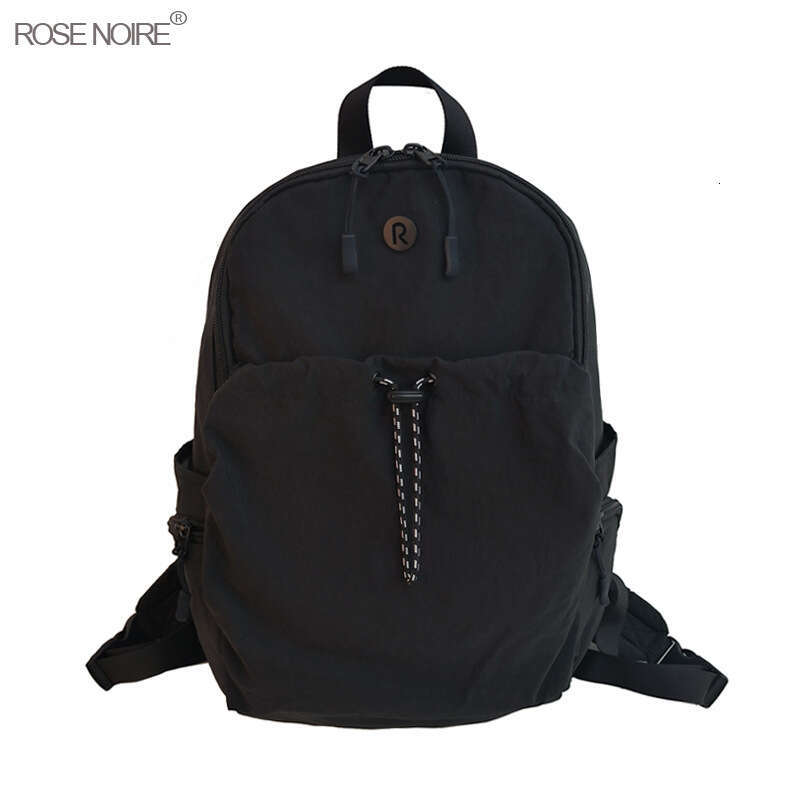 Casual Solid Color Versatile Commuter Lightweight Large Capacity Outdoor Backpack Harajuku Style Student Bag