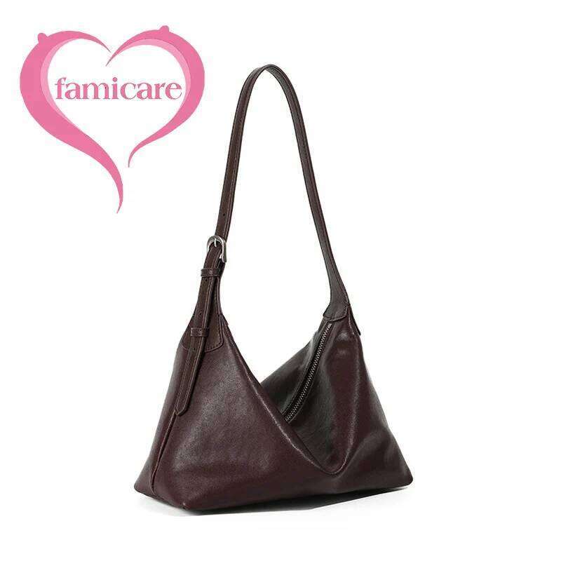 Designer Bag Women Hobo Female Genuine Underarm Shoulder Bag Large Capacity Split Leather Dumpling Messenger Lady Handbag