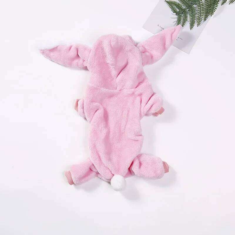 Fleece Cosplay Hoodies Winter Warm Dog Coat et For Small Dogs Jumpsuits Chihuahua Yorkie Clothes Pet Apparel