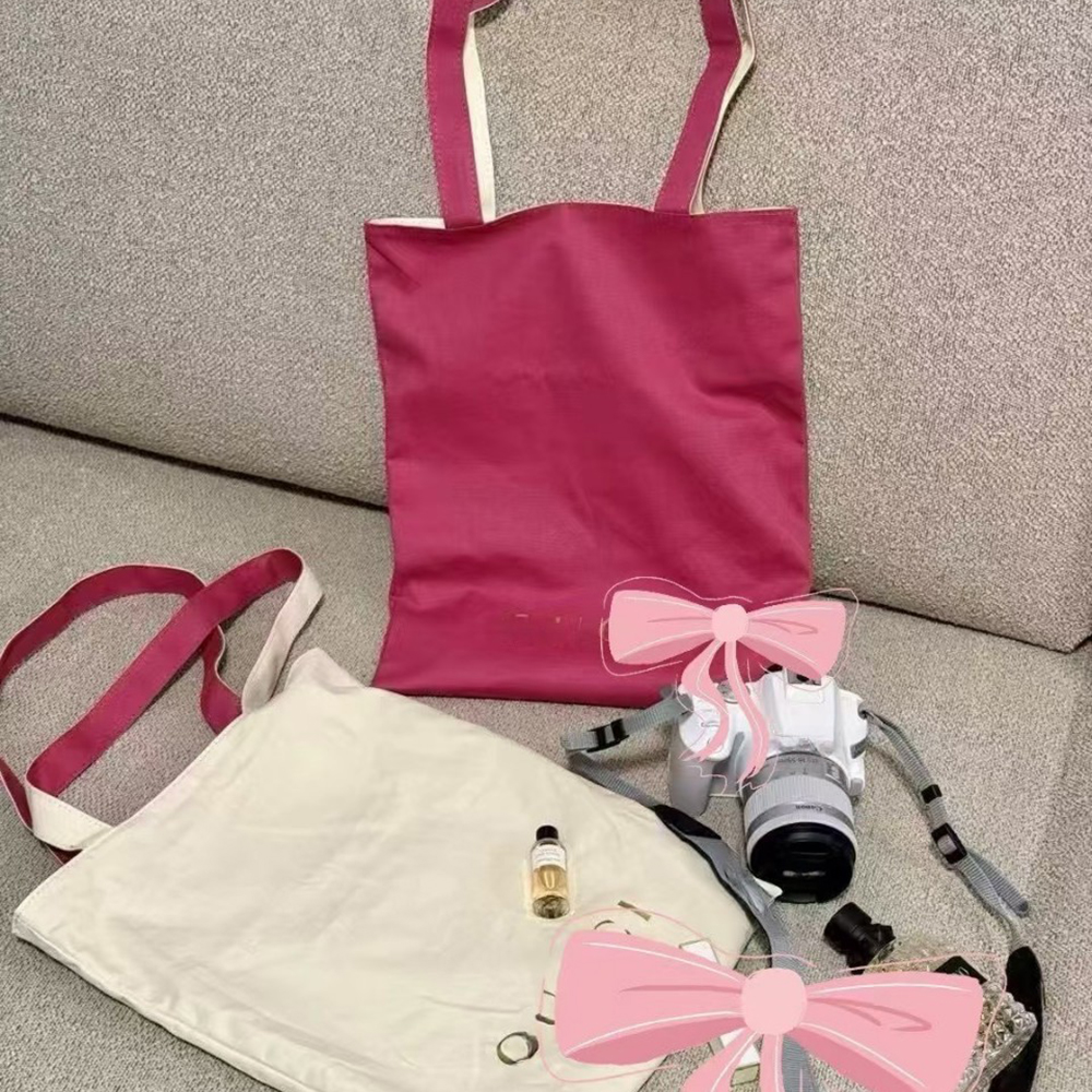 Designer Reversible Women Lady Canvas Classic Double-sided printed Letters Beach Casual Handbag for Travelling Shopping Gym Eco-friendly Bag