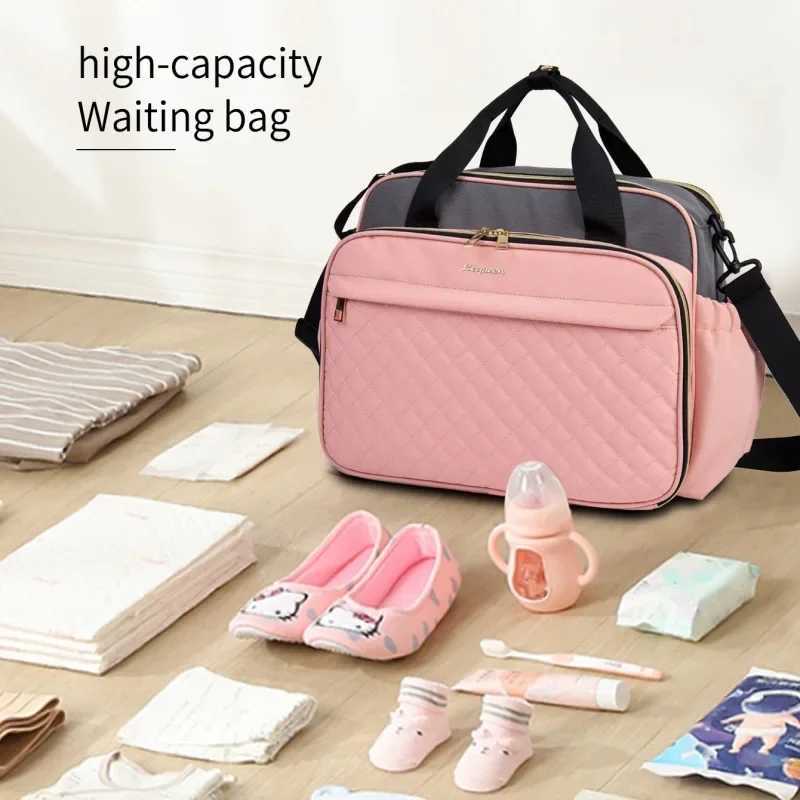 Large Capacity Travel Bag Multifunctional Maternity Mother Baby Stroller Bags New Style Waterproof Diaper Bag Black nappy bag y250609QLQK