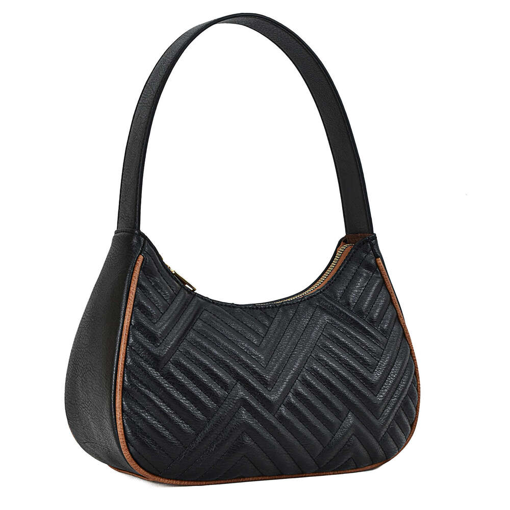 Hot Selling Quilted Embroidered Plaid Underarm New Fashion Handbag Trendy Straight Women's Bag