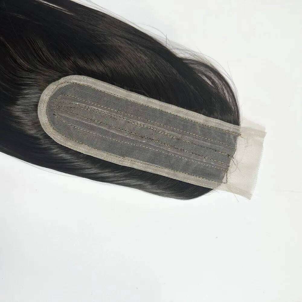 Protein mixed Heat Resistant Fiber Synthetic Remy 3PCS,Full Pack Straight Blend Hair With Silk Base Closure