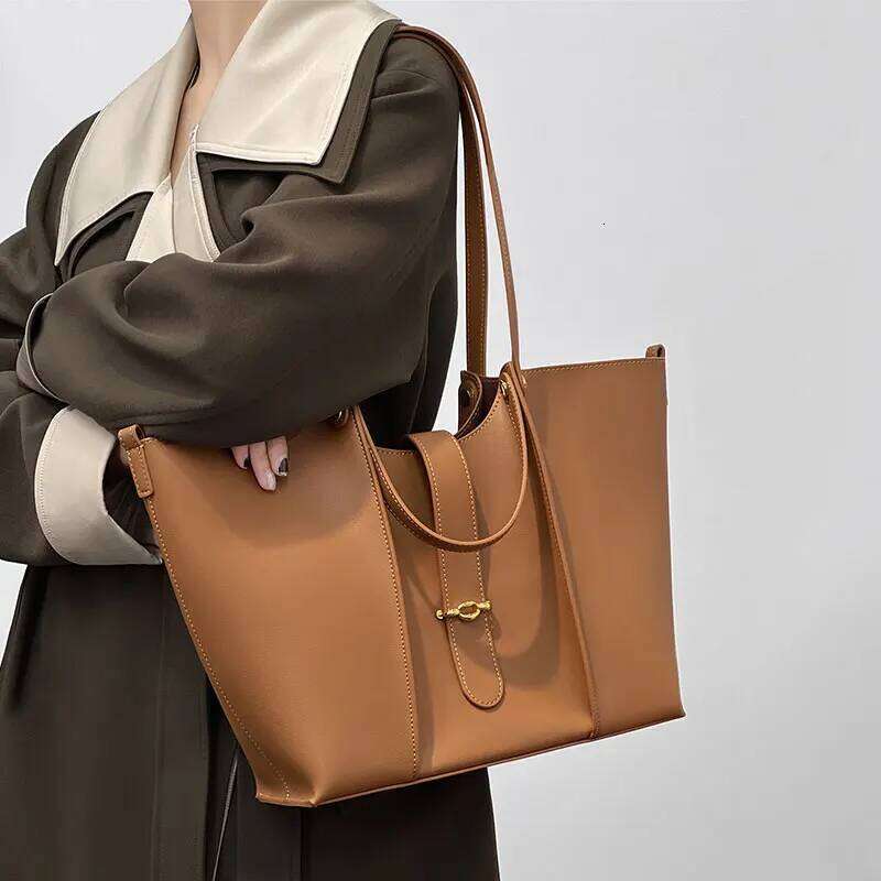 New Women's Tote Designer Cowhide Women Shoulder Bag Large Capacity Fashion Female Handbags Genuine Leather Bags