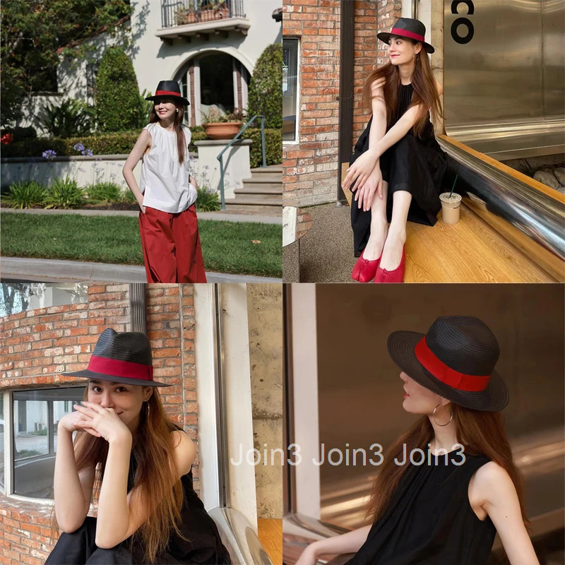 Large Size 56-58 59-60cm New Natural Panama Straw Hat Summer Men Women Wide Brim Beach UV Protection Fedora Sun Hat Wholesale