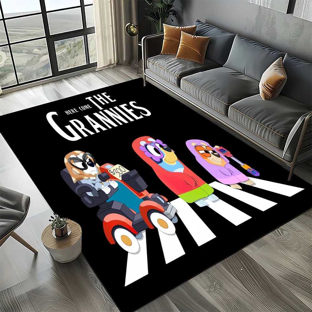 27 Style New B-Blueys Family 3D Cartoon Dog Carpet Rug for Living Room Bedroom Home Sofa Decoration Kids Play Non-slip Floor Mat y250609KMD8