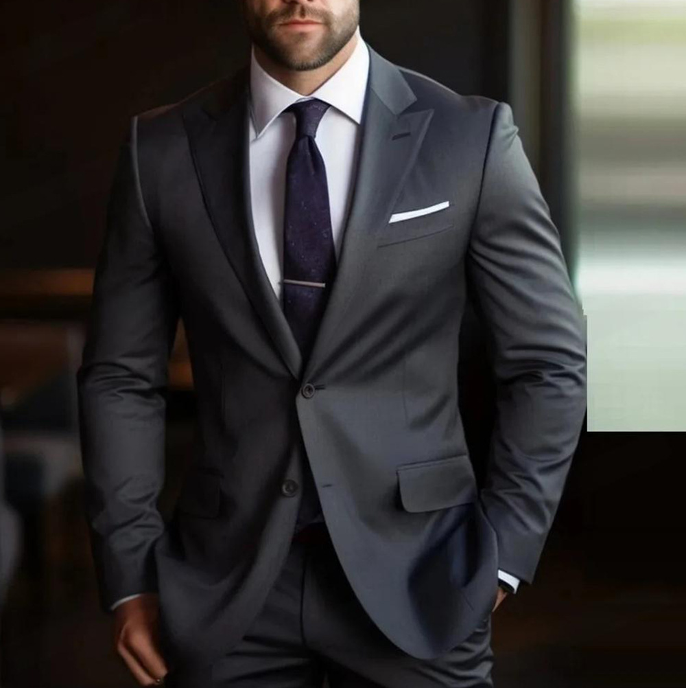 106 Professional Formal Suit Set for Groomsmen - Elegant Wedding Attire