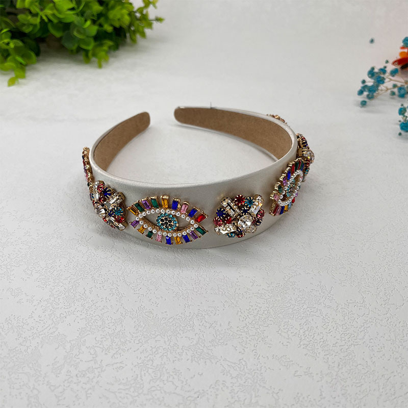 Creative Rhinestone Headband Elegant Style Sweet French Ethnic Style Hair Accessory Headband 230302