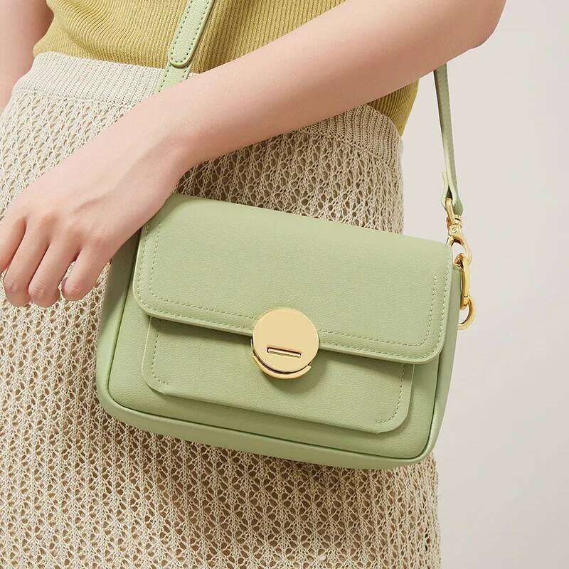 New Green Women Shoulder Spring Summer Elegant Underarm Small Leather Ladies Crossbody Bag Handbags