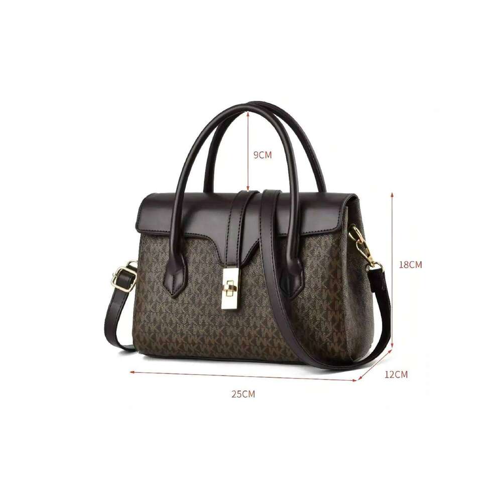 Classic Handbag Crossbody 3 Way Convertible Shoulder Bag Elegant Women's Purse With Embroidered