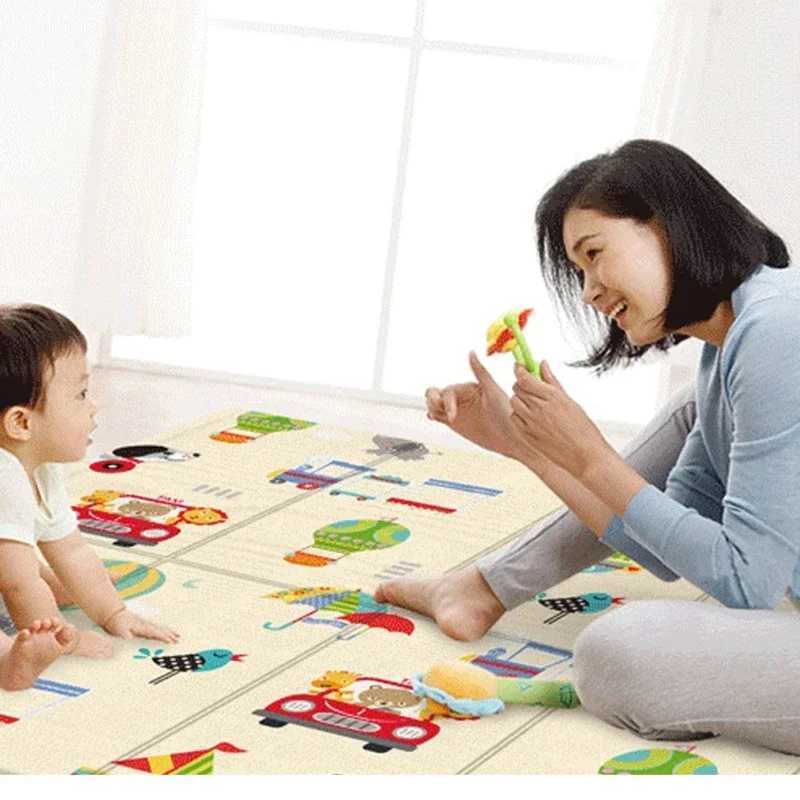 Baby Play Mat - Foldable and Waterproof Perfect for Floor Play - Reversible and Versatile Playmat for Babies and Toddlers y250609GV7Y