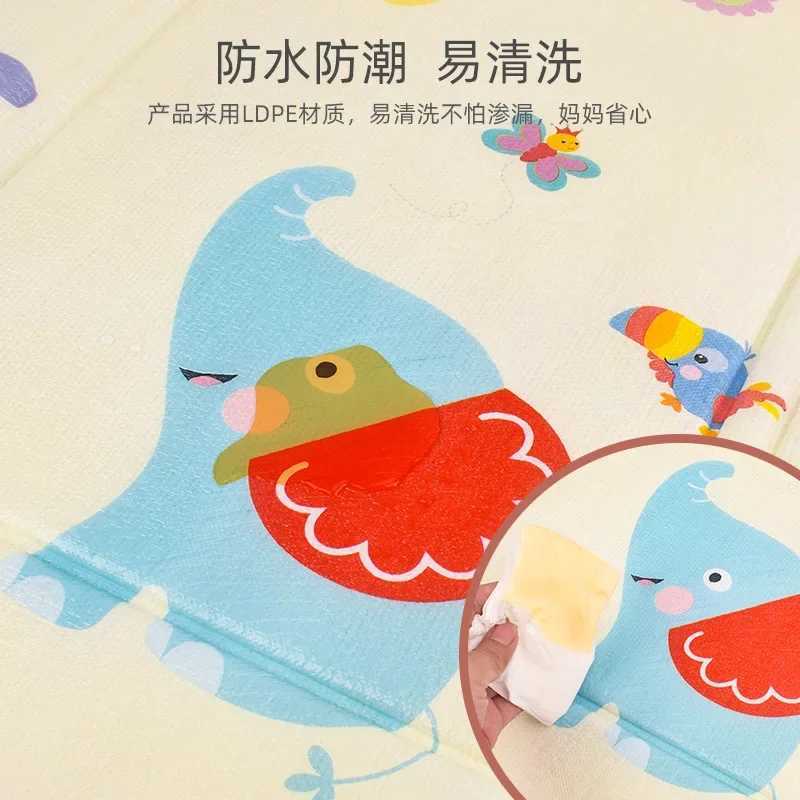 EVA Foam Puzzle Play Mats for Children Waterproof Carpet Interlock Exercise Floor Tile Crawling Rug 180x100cm Bedroom Decor y250609NWJ3