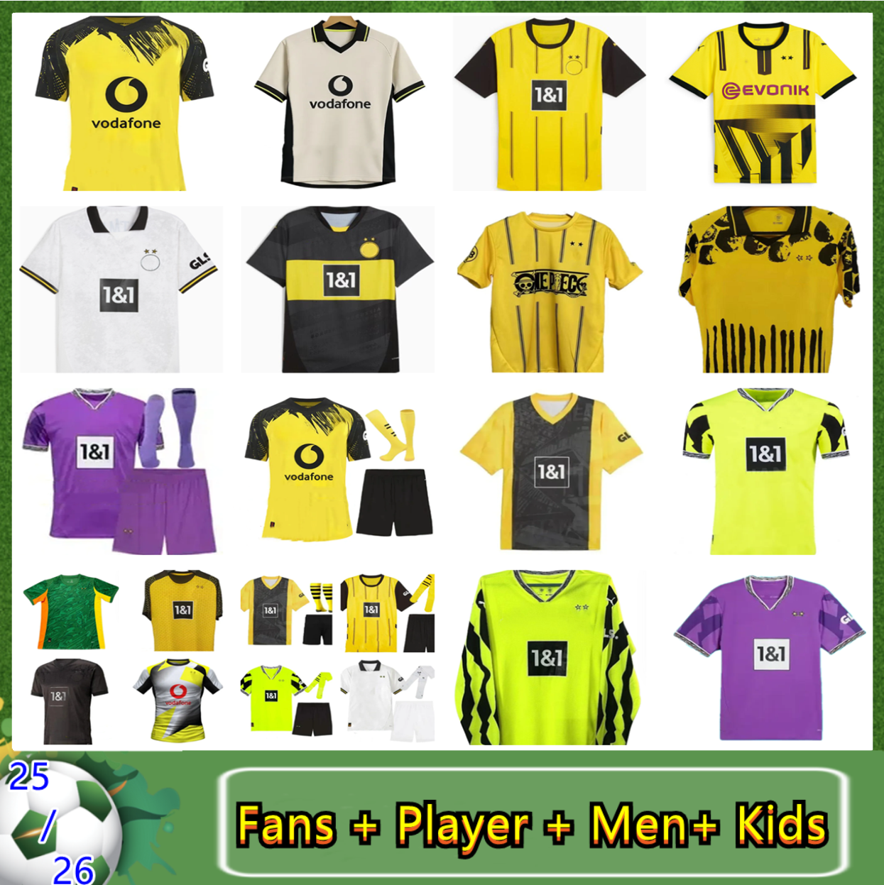 25 26 HALLER ADEYEMI BRANDT DORTMUND soccer jerseys 24 25 26 Player version EMRE CAN SULE REYNA N.SCHLOTTERBECK GUIRASSY BEIER Maillot De Foot men kids kit Football