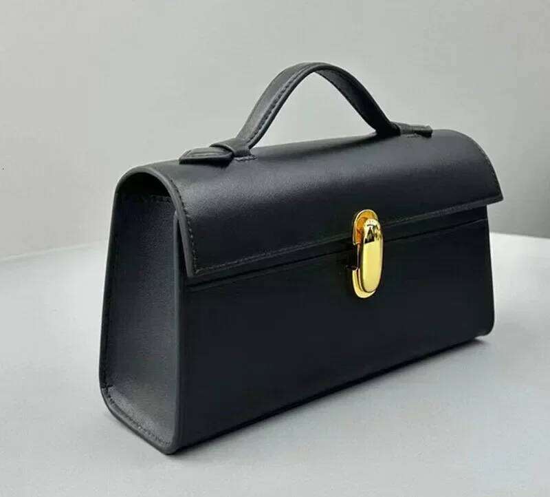 2024 Genuine Leather Retro Niche Suede Frosted Flip Small Square Handbag