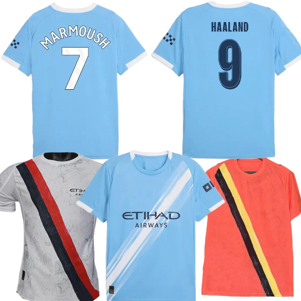 23 24 25 26 Man City HAALAND DE BRUYNE soccer jersey 2025 Home RODRIGO FODEN GREALISH BERNARDO GVARDIOL shirt Khusanov STONES SAVINHO EDERSON M football kids