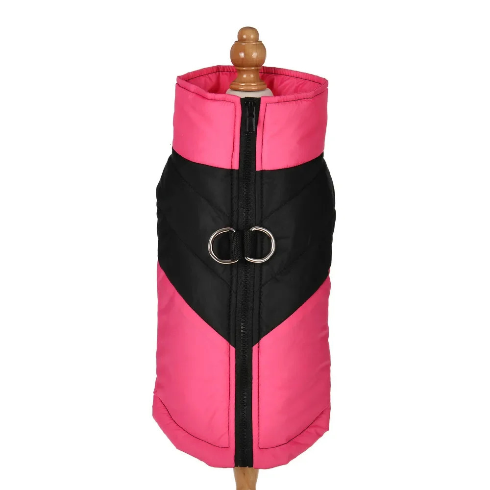 Winter Dog Clothes Waterproof Pet Jacket For Small Dogs Cat Apparel Soft Puppy Vest With D Ring Chihuahua French Bulldog Costume 250609