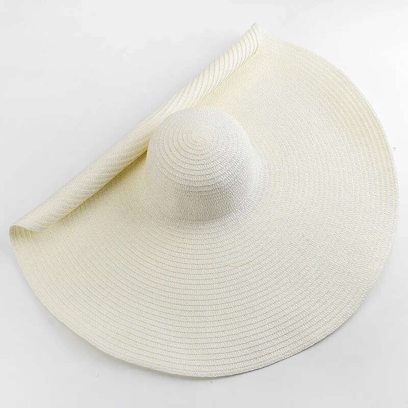 Extra Large Straw Wide Brim Beach Sun Protection Hat