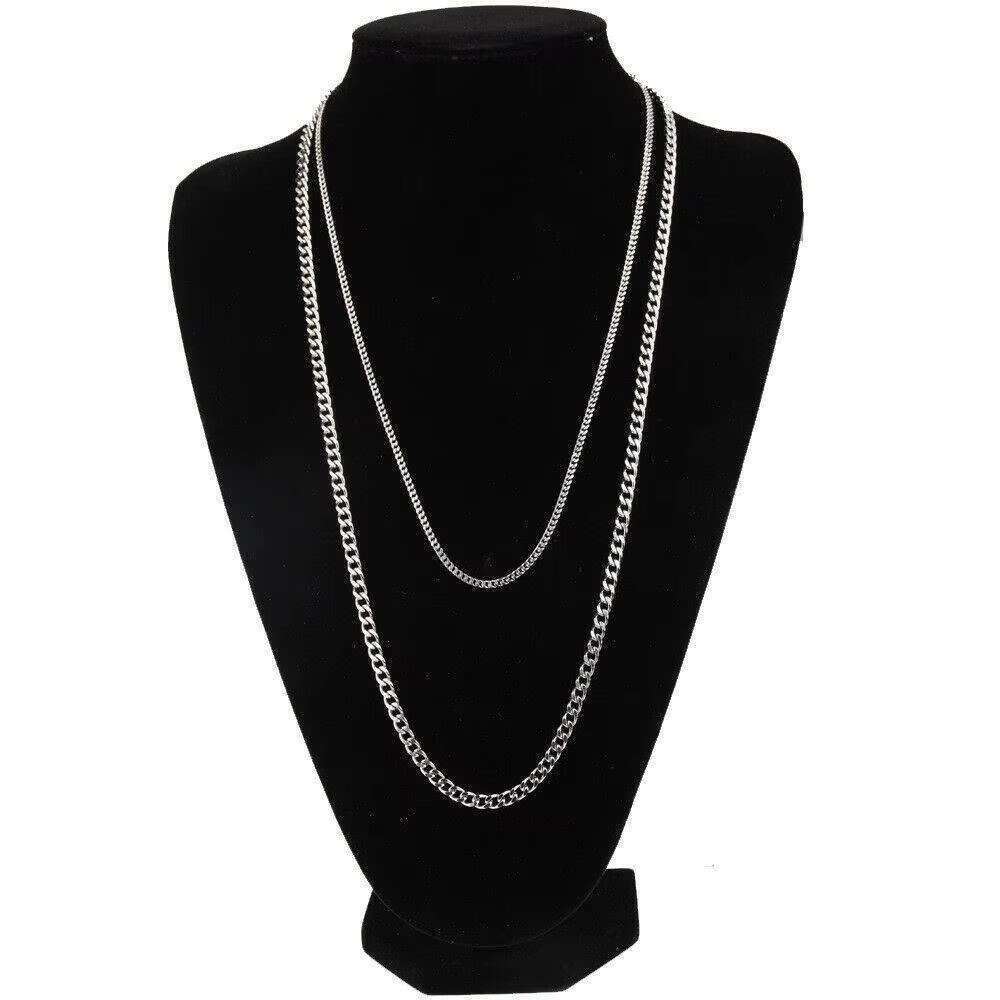 Jewelry Gift Choka Hip Hop Cuban Curb Link Mens Miami Stainless Steel Chain Necklace Cuban Link Chain