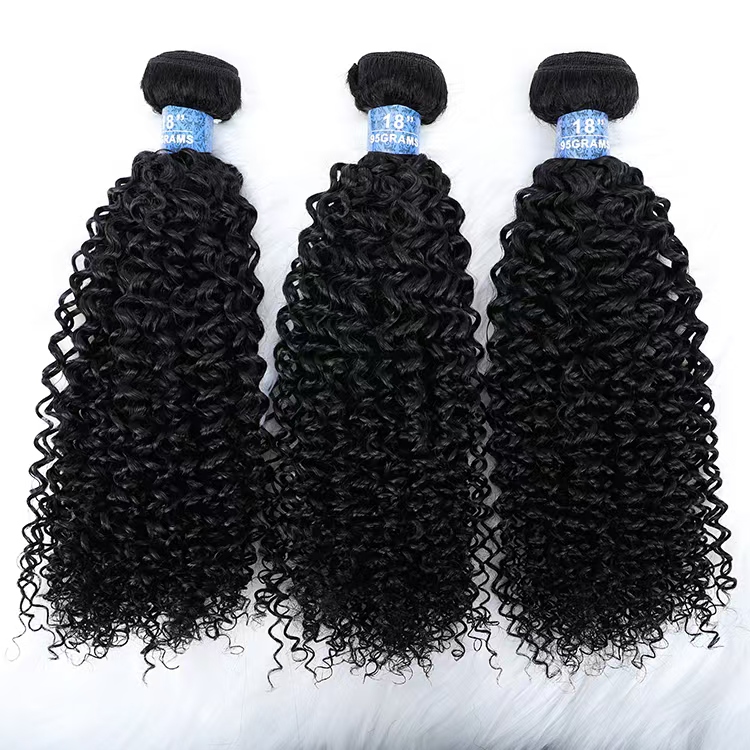 ViBESHiFT 10-26 Inch Kinky Curly Hair Bundles 100% Human Hair Extensions 12A Brazilian Virgin Hair for Women Natural Look Party Daily Work