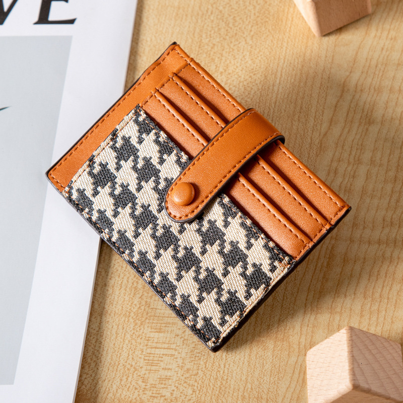 High Quality New Free Delivery Design Bag Millennium Pavilion Women's Ultra-thin Small Bag 2025 New Single Card Clip Compact Multi Slot Portable 